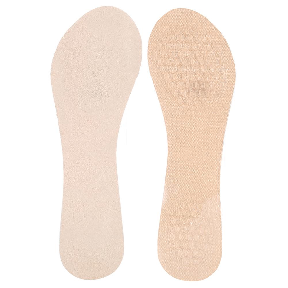 2 Pairs Women High Heeled Shoes Non slip Insoles Elastic Shock Absorption Foot Pad(Black )