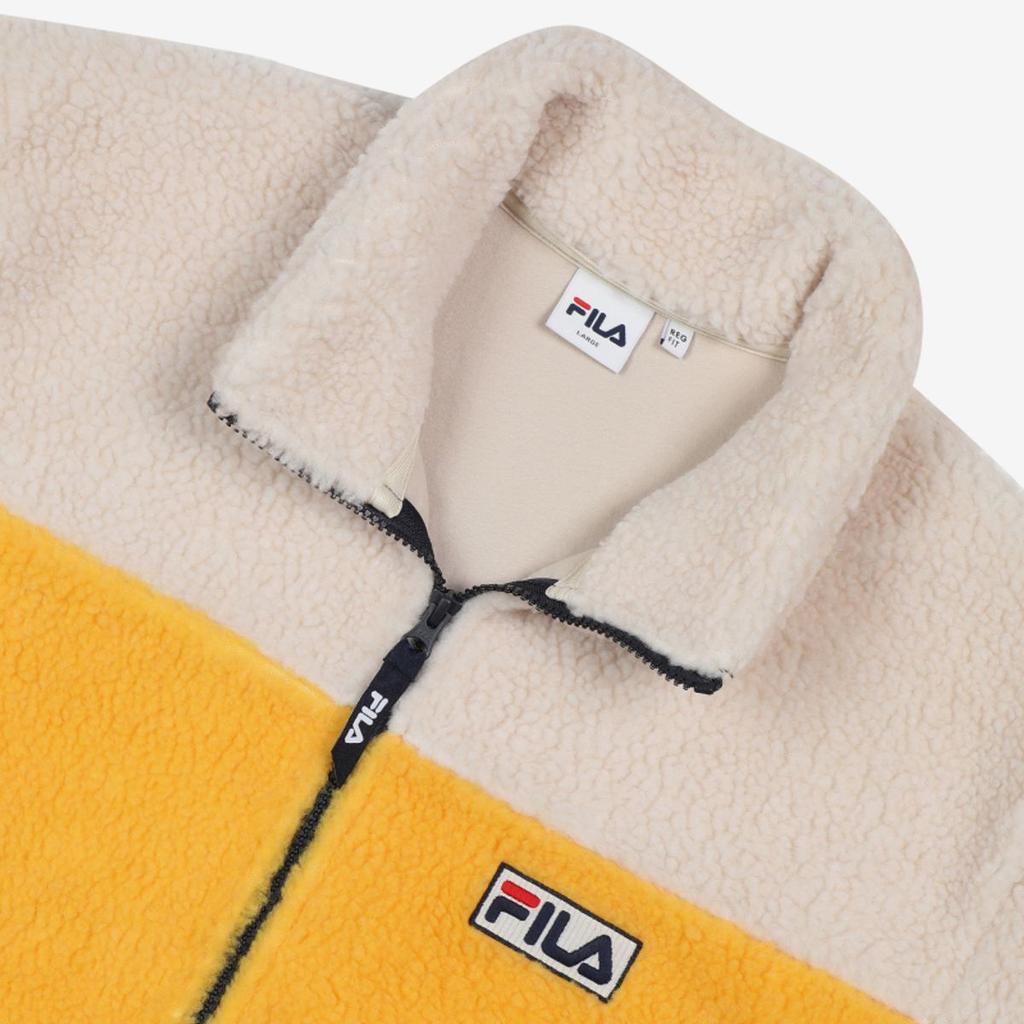 New FILA BOA Pallet Velvet feel Coat Men's Yellow FS2PLC4103X-YEW