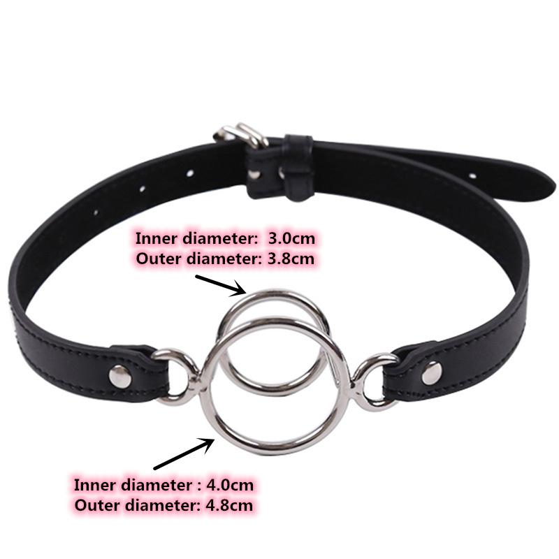 Couple Metal Gag Ball BDSM Bondage Restraints Open Mouth Breathable Sex Ball Harness Strap Gag Sex Toy for Women Accessories