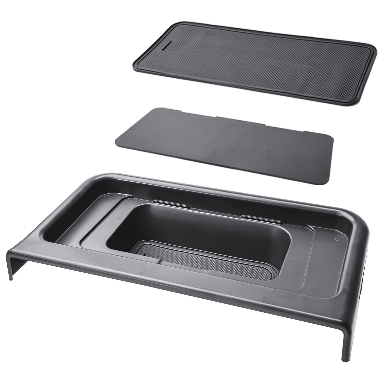 

Center Console Organizer For 2025 2026 Ford Maverick Dashboard Storage Box Lid Hidden Panel Secret Dash Board 13.2 inches Tray