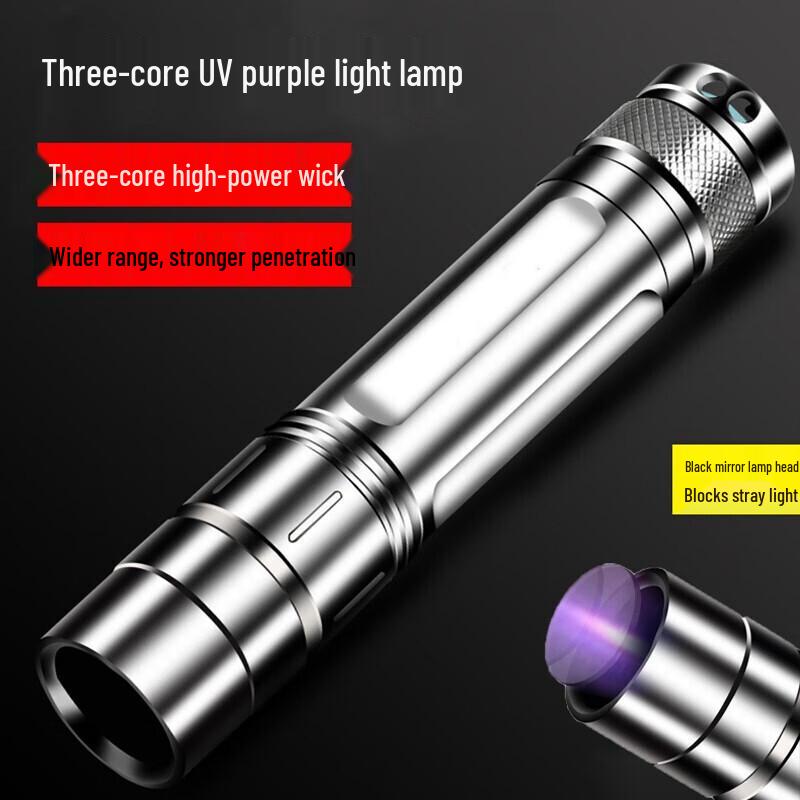 Professional UV 365nm Blacklight Flashlight