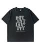 BUNKERBUSTER Grunge Lettering Print Short Sleeve T-Shirt Mq7Tu426_Charcoal