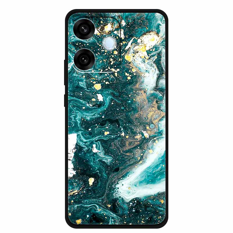 For Oppo A5 Pro 4G 5G Case 6.67" Soft TPU Silicone Funda Cut Cat Flower Painted Back Cover for Oppo A5 Pro 5G Global Shell Coque