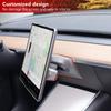 Car Screen Rotating Holder for Tesla Model 3 Y 2017-2022 Center Console Swivel Mount Bracket 15/30 Degrees GPS Scereen Rotation