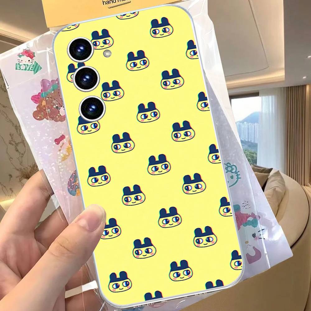 Cute T-tamagotchi-S Anti-Fingerprint Transparent Phone Case For Samsung Galaxy A52,A12,A51,S24,S23,S22ULTRA,S21 Edge,S20LITE,Plu