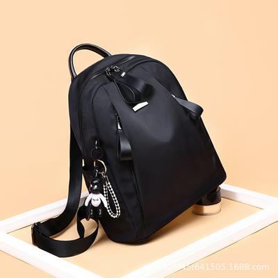 Backpack Ins Female Fashion Female Bag Korean Version School Bag Simple Oxford Cloth Backpack