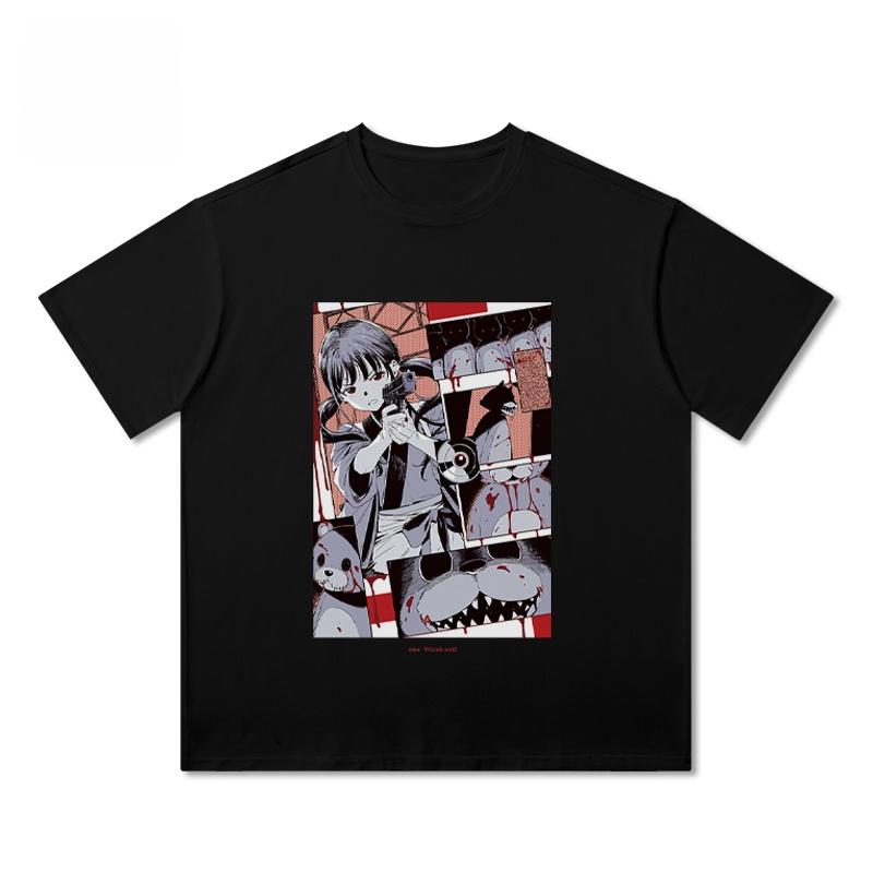 Lycoris Recoil Chisato Nishikigi Takina Inoue Anime Manga Graphic Print Aesthetic Streetwear Kawaii Unisex Cotton Short Sleeve