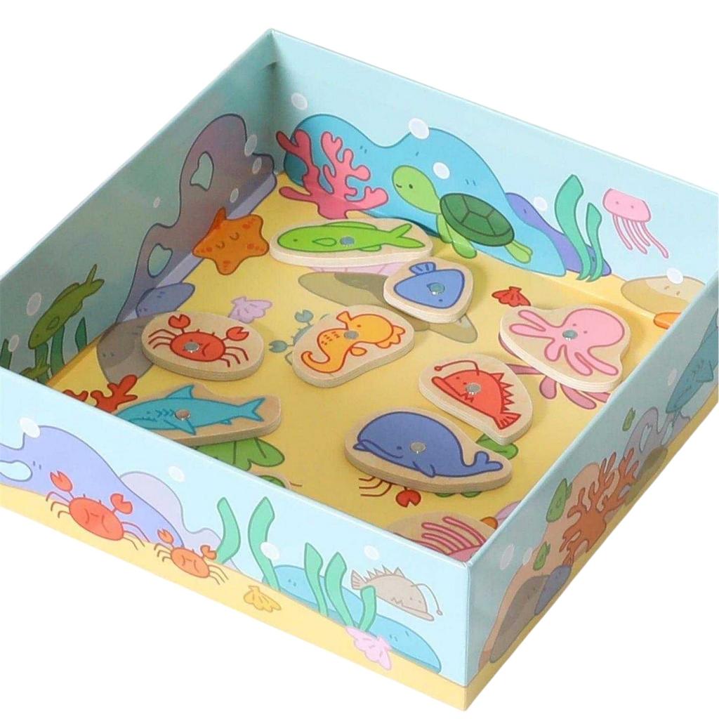 Toy Life Childrens/Kids Wooden FIshing Game