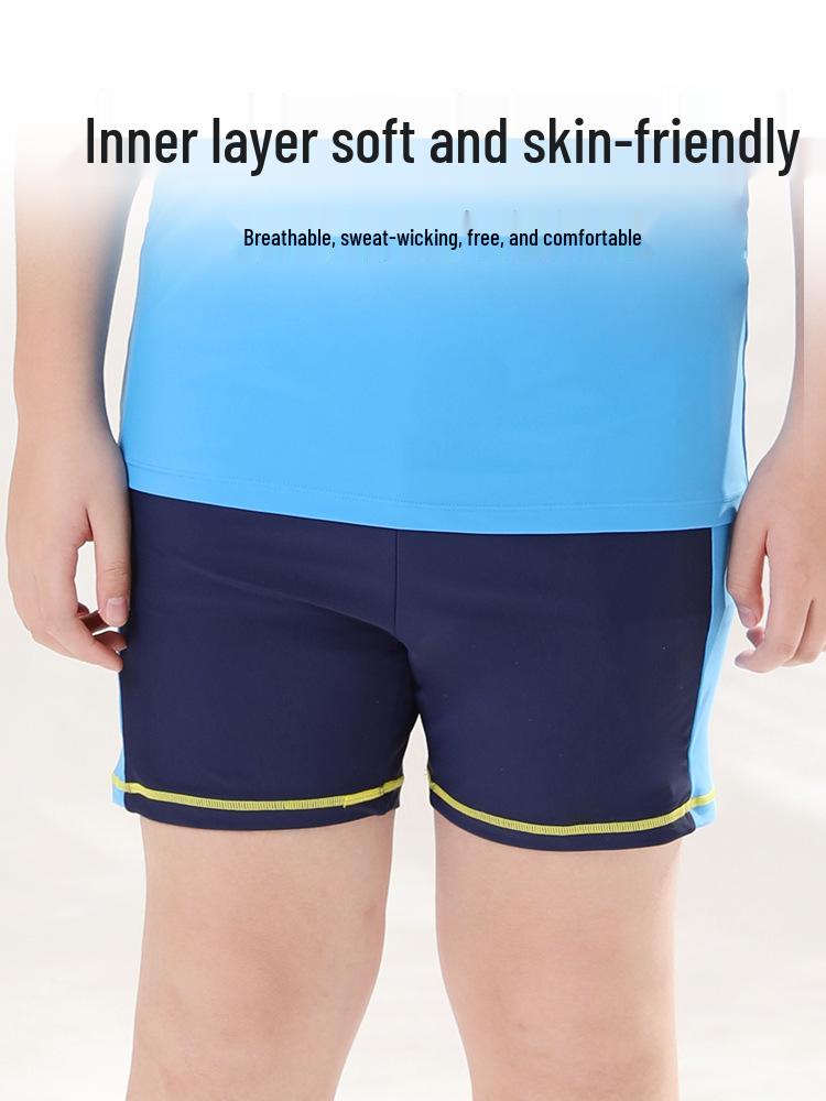 Plus Size Boys' Two-Piece Swimsuit for Kids - High Elasticity