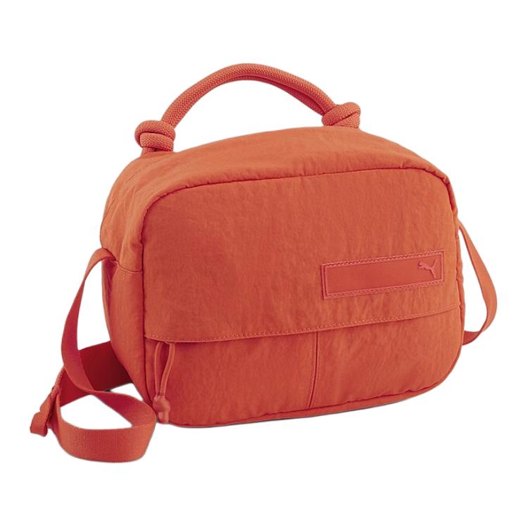 New PUMA Polyamide With Nylon Shoulder Bag, Crossbody Bag Unisex Orange 090396-09