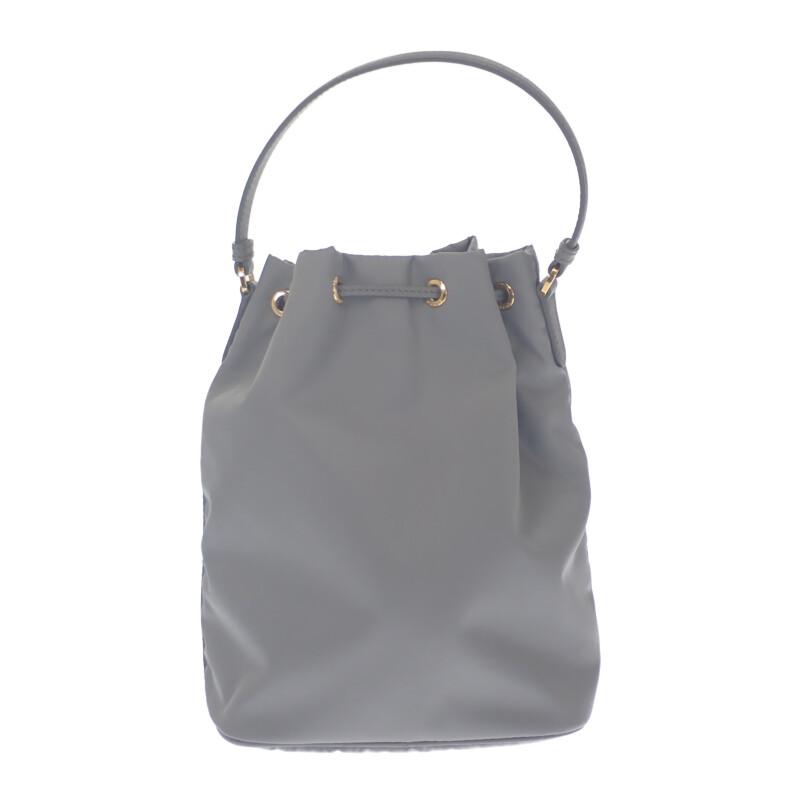 Prada 1BH038 2WAY Bag Gray Nylon/leather Women