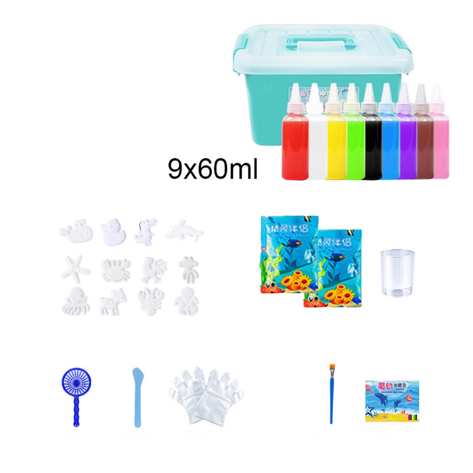 

Детские игрушки Ocean DIY Colloid Toys Набор для самостоятельного изготовления детских игрушек с раствором Детские игрушки Ocean Enlightenment Toys Детские развивающие игрушки 60 мл One Size