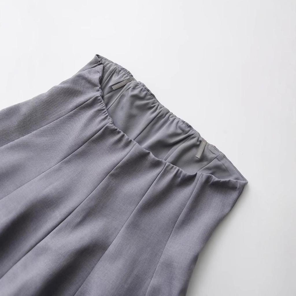 2025 Spring European & American Style Women's Strapless Top and Short Skirt