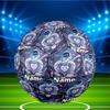 Custom Name Personalized Cosmic Bot Crew Print Size 5 Soccer Ball Training & Match Football, for Team, Kicking, Gift for Football