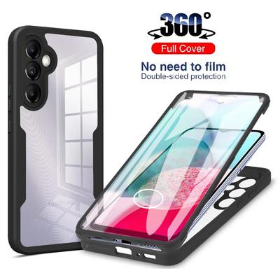 360 Double-sided Full Body Shockproof Case For Samsung Galaxy M53 M12 M22 M32 A54 A04S A14 A24 A04E A34 A23 M33 Silicone Cover