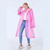 Outdoor PEVA Raincoat Adult One-piece Poncho Long Scenic Travel Portable Thickened PE Non-disposable Raincoat