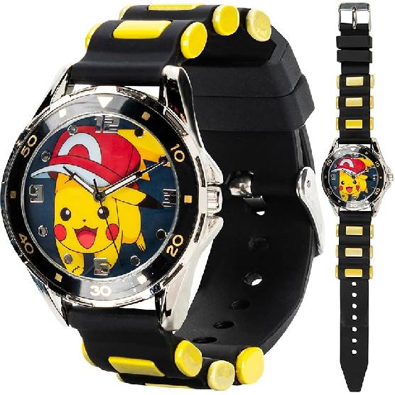 Аналоговые кварцевые часы Accutime Kids Pokemon Pikachu для мальчиков, девочек и взрослых всех возрастов Pikachu Red Cap