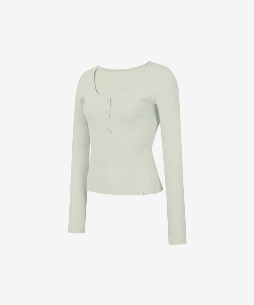 GRANDE LINE Half Button Long Sleeve