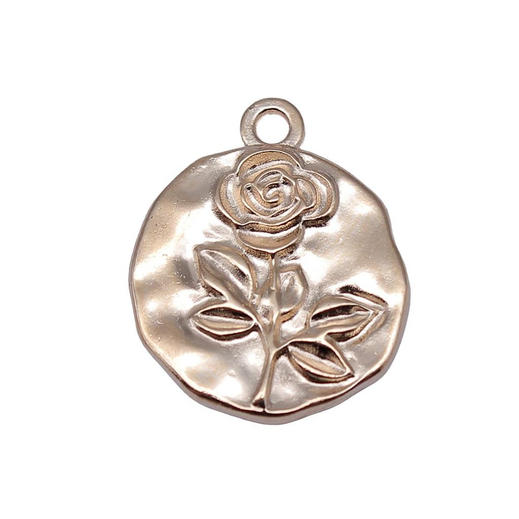 Roses Lotus Flower Charms Sunflowers Pendants For Floral Themed Jewelry Making