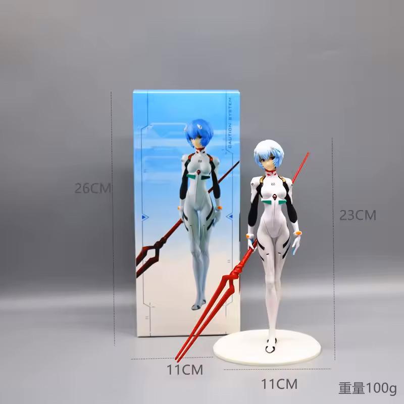 23cm New Evangelion Rei Figure Toys Doll Christmas Birthday Gift For Kids Girls