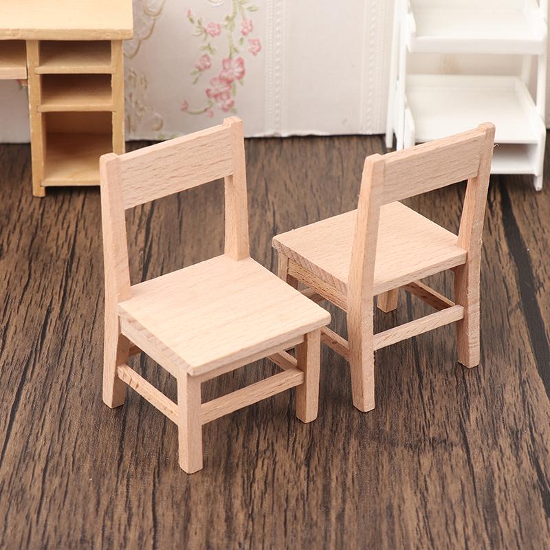 1/12 Dollhouse Miniature Chair Dollhouse Living Room Furniture Decoration Dolls House Accessories For Kid Pretend Play Toy