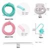 Colorful Stitches Stopper Set Silicone Knitting Needle Stopper Kit  Sewing Supplies