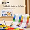 ENMY Double-Headed Acrylic Marker for Kids - Large Capacity, Colorful, English Label.