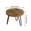 Wooden Plant Stool for Both Indoor,Outdoor Use,Featuring a Mid Century Design Suitable for Modern Plants.This Low,Short Planter Stand Combines Boho