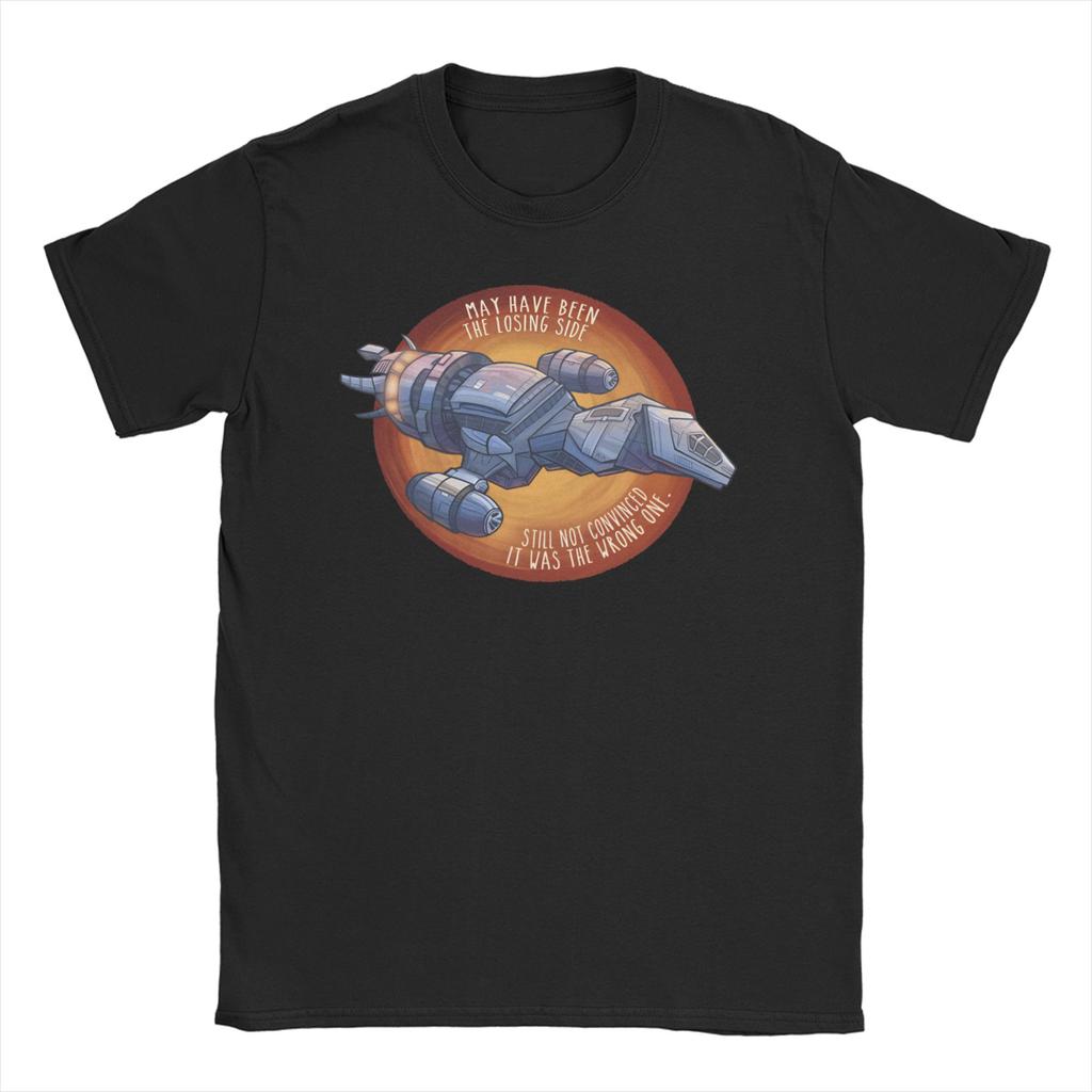 Shiny Firefly Serenity Tshirts Unisex Unisex Vintage Pure Cotton Tee Shirt Round Collar Short Sleeve T Shirts Gift Idea Clothes