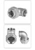304 & 316 Stainless Steel Female Thread Elbow Pipe Connector for Oil, Water, Steam