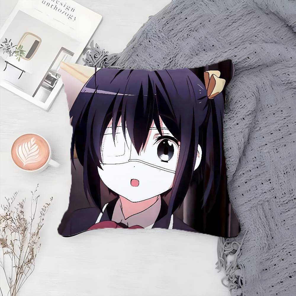 Anime L-Love Chunibyo & Other Delusions-MT Pillow Case Printing Pillowcase Living Room Sofa Cushion Cover Bedroom Room Decor