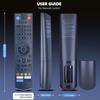 Ergonomic Voice Activated TV Remote For Streaming And Durability