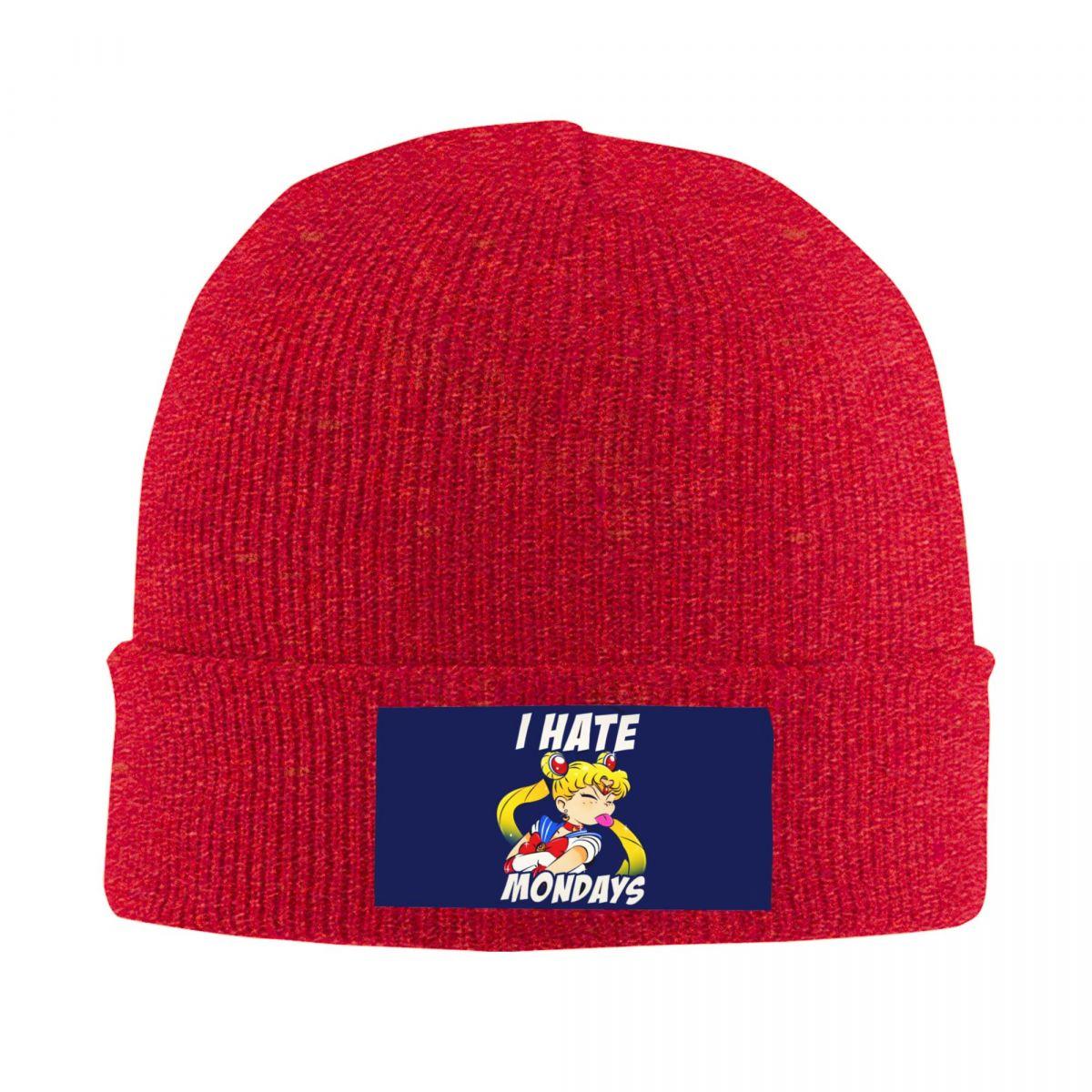 

Sailors Moon Anime Unisexga Beanie Cap Unisex Winter Warm Bonnet Homme Knitting Hats Outdoor Usagi Tsukino Skullies Beanies Cap One Size