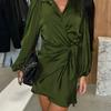 Dress, Shirt, Skirt Women Clothes Autumn Long Sleeve New Dress Party Dress Waist Hugging Shirt Dress