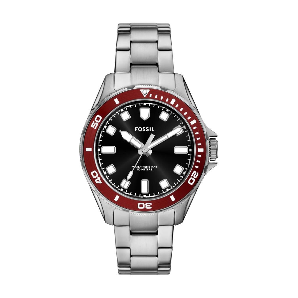 Fossil Men's Dalton Three-Hand Stainless Steel Watch, BQ2896