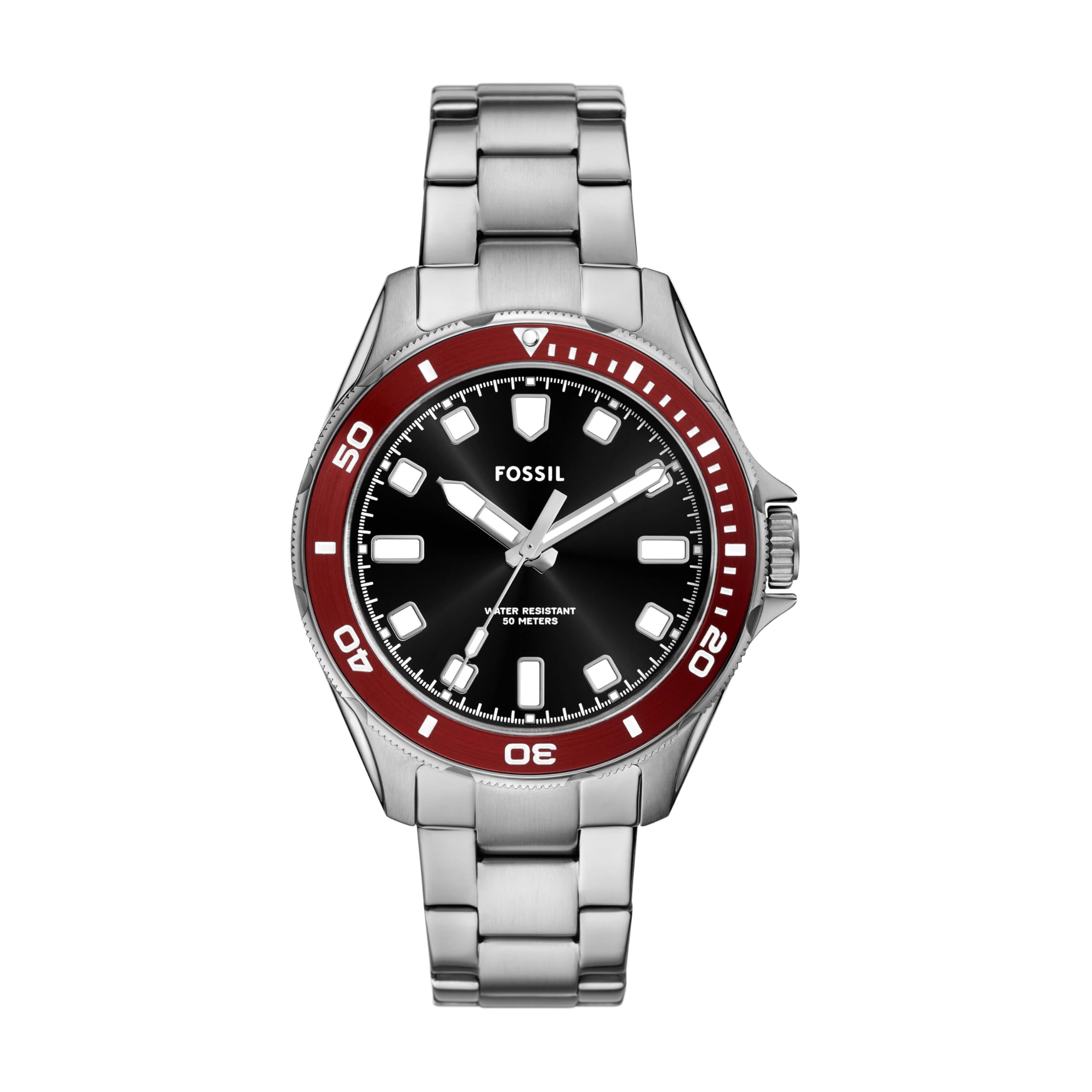 Мужские часы Fossil Dalton с тремя стрелками из нержавеющей стали, BQ2896