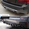 Compatible BMW New 5 Series Front & Rear Lip Kit (525/530Li) - Black Warrior MP Modification Kit.