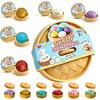 Colorful Simulated Dumpling Squishy Toy Reusable Stress Relief Happiness Enhancer Antistress Anxiety Relaxing Squeeze Reliever