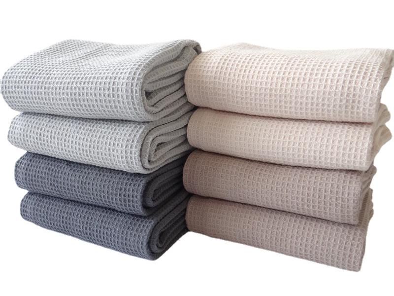 Serviette de cuisine gaufrée en coton