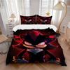 3pcs Shadow the Hedgehog Comforter Set - Four Seasons Home High,Machine Washable Bedspread with Pillowcases (No Filling) Yy250909046