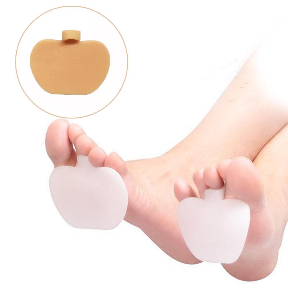 Silicone Forefoot Pad & Toe Separator for High Heel Pain Relief кремовый