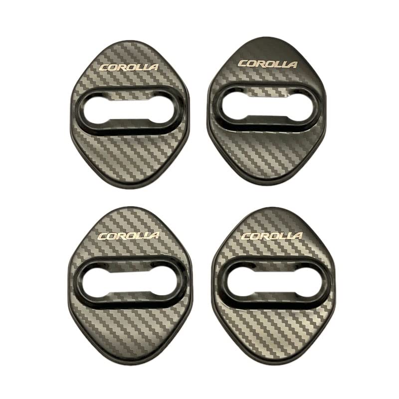 TADOKAPATU KL-MGXK Toyota Corolla 210 Series Striker Cover, Door Lock Cover, Plated, Accessories, Interior