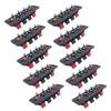 Quick Install Plastic Spring Terminal Clip for Speaker Systems 4Pin Auditory Connectors LED Aging Test 54mm Hole Space
