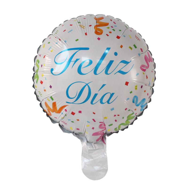 10Pcs Feliz Cumpleaños Día AIr Globos 10inch Colorful Mini Spanish Happy Birthday Foil Balloons Home Party Decorations Kids Gift