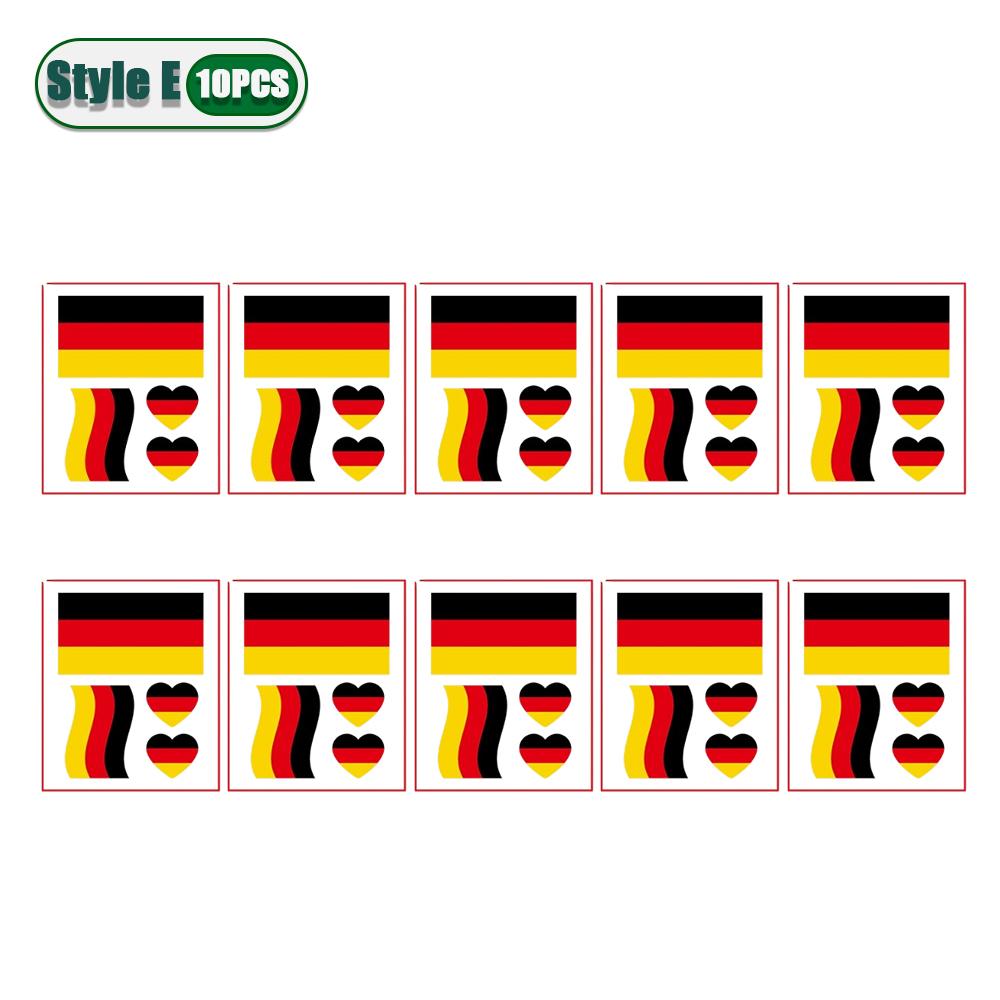 2026 Fußballflagge Temporäre Tattoos für Sportfans Patriotische Gesichtsaufkleber Party Event Nationalstolz Kinder Erwachsene Spaß