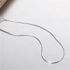 Korean Classic Platinum-Plated Copper Snake Chain Necklace