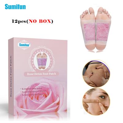 Rose Detox Fußpflaster Giftstoffe Füße Abnehmen Reinigung Chinesische Kräuter Medizinische Pflaster Fußpolster