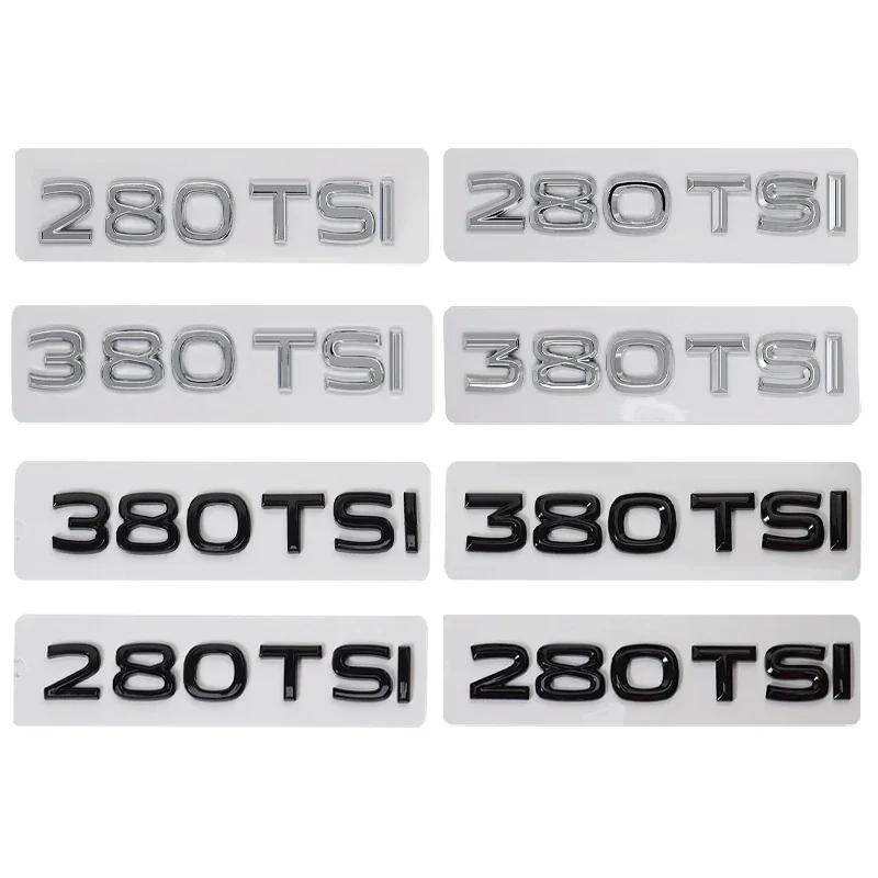 AABIO1 ABS Auto Body Side Sticker Kofferbak Emblem voor Volkswagen 280TSI 380TSI POLO CC Golf GTI Passat Jetta Kever Tiguan Scirocco