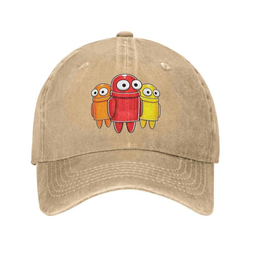 R.E.P.O. Robot Horror Games Unisex Style Baseball Caps  Distressed Denim Washed Hats Cap Vintage Adjustable Snapback Hat