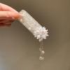 Flower Pearl Tassel Barrettes Elegant Chinese Style Side Clip  Cheongsam Decoration